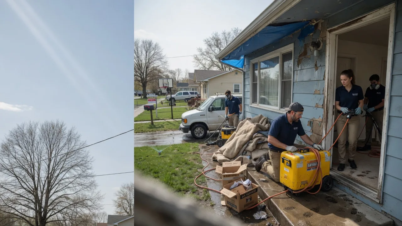 Basement Flood Cleanup in Weston, MO near me